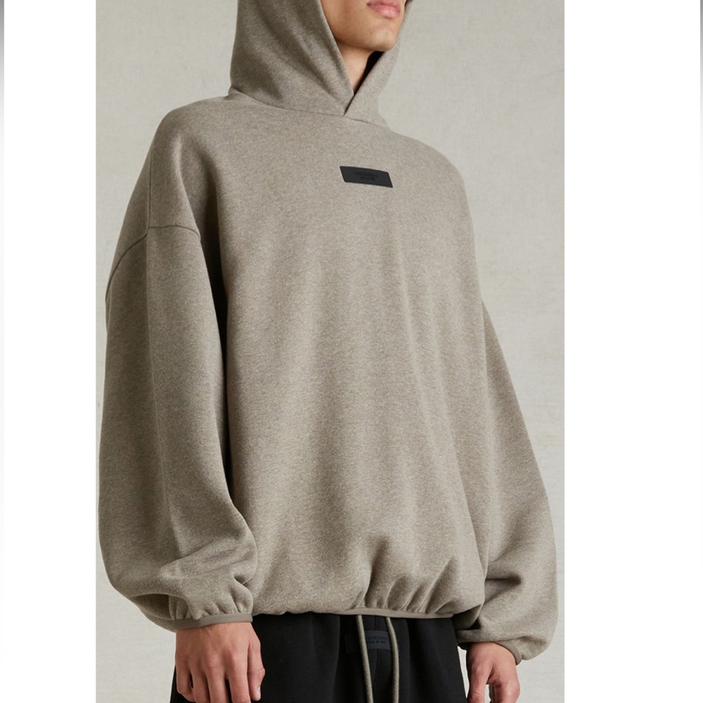 Fear of God Essentials Heather Grey Hoodie NWOT - Picture 13 of 16